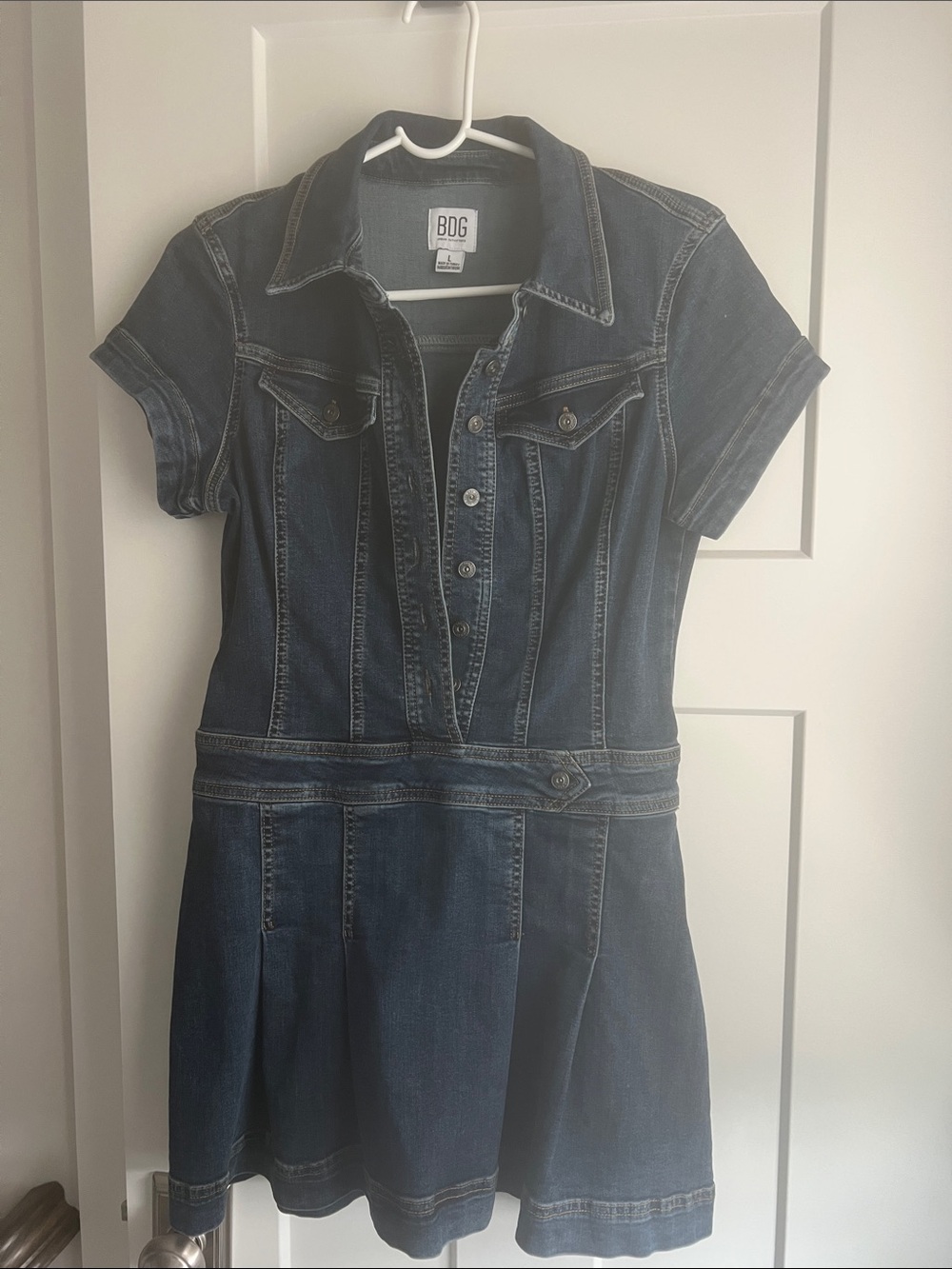 BDG Dark Blue Denim Mini Dress